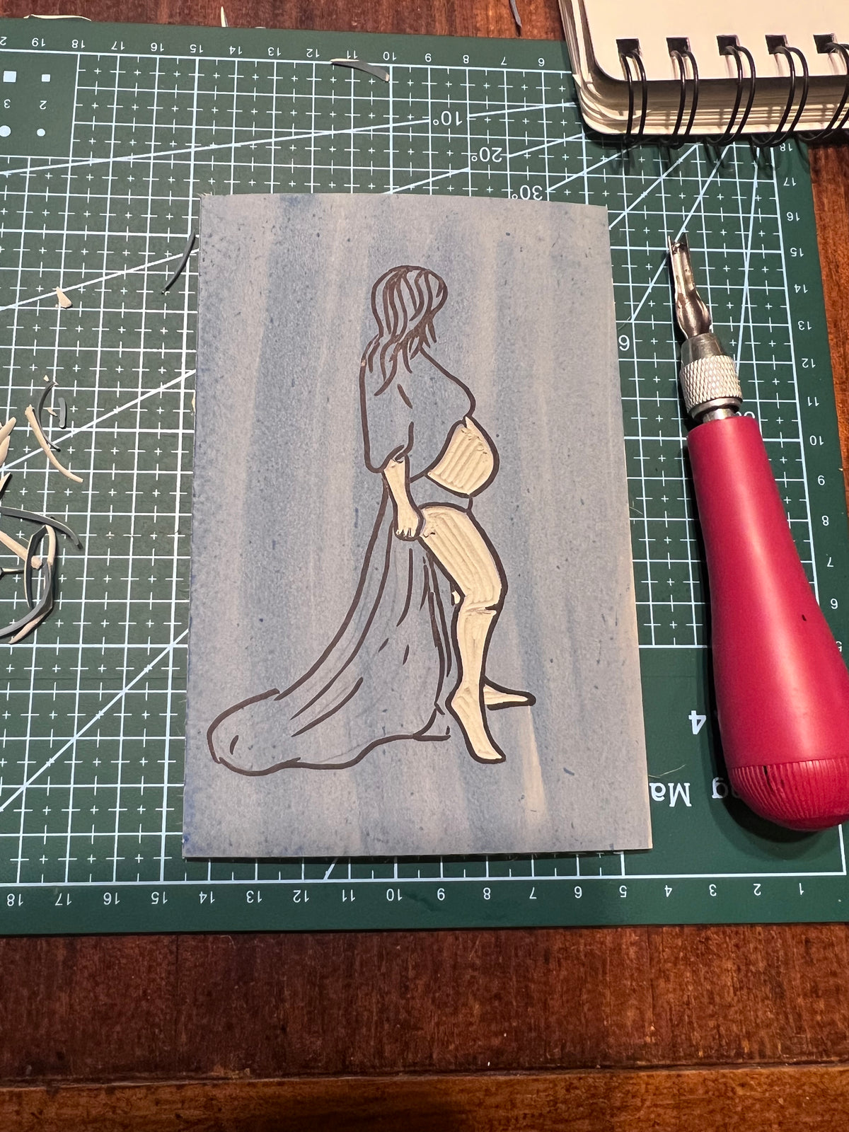 'Full Bloom' Pregnancy Print