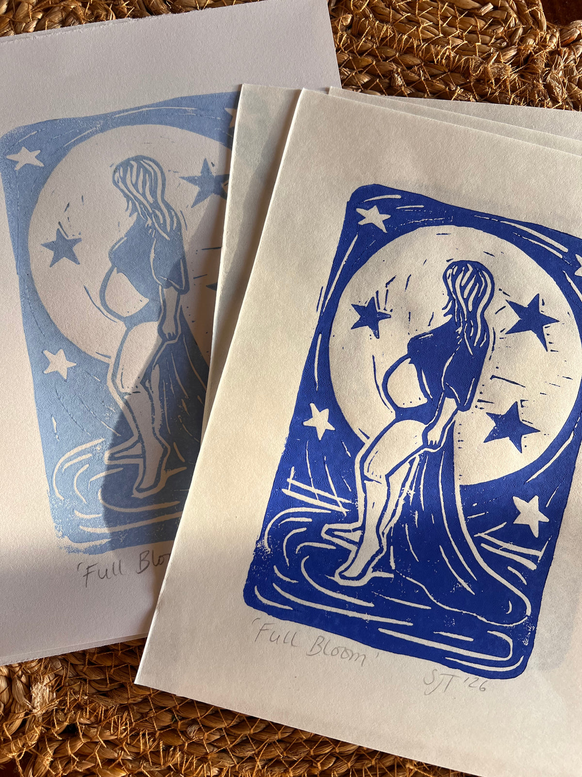 'Full Bloom' Pregnancy Print