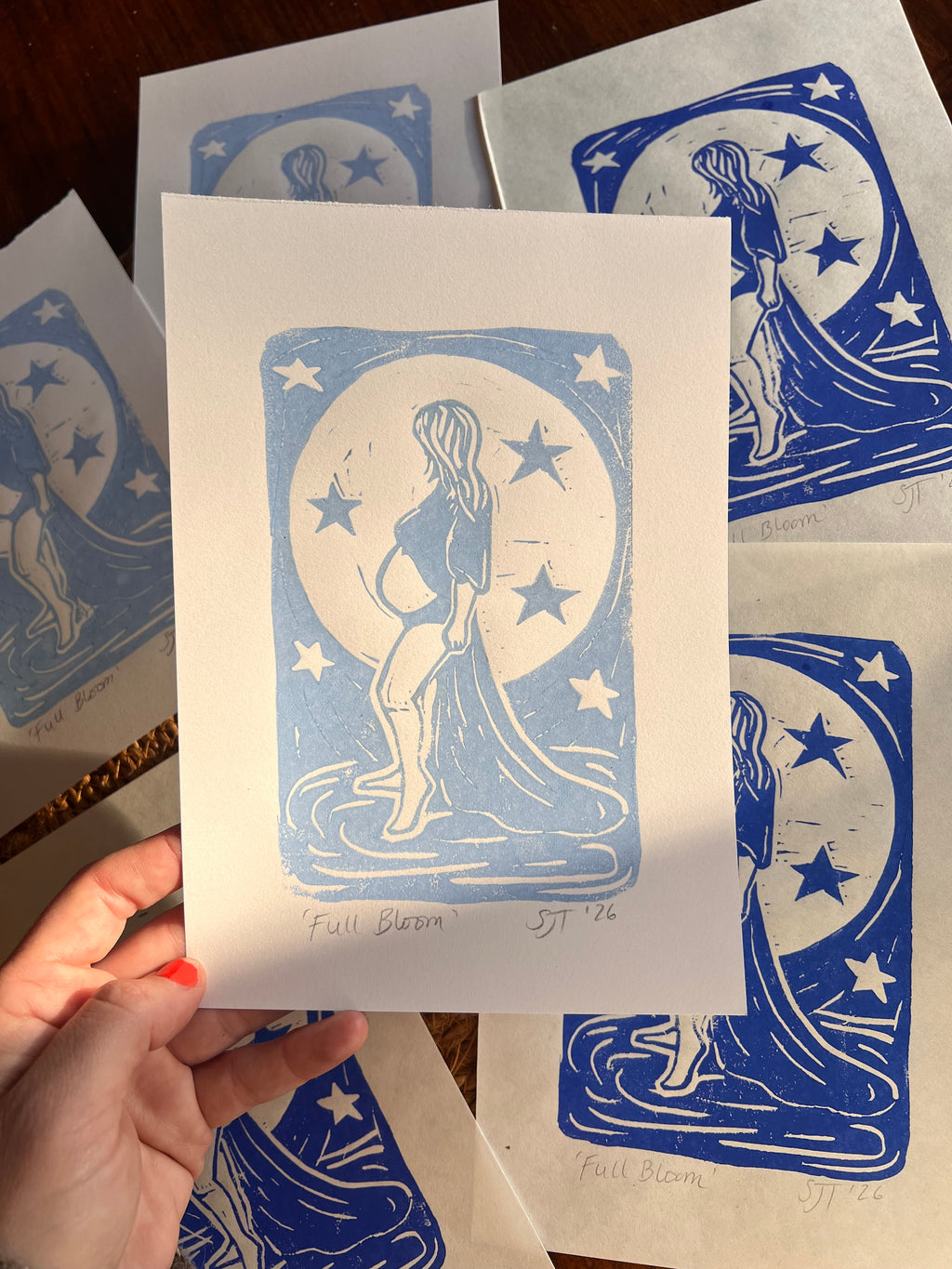 'Full Bloom' Pregnancy Print