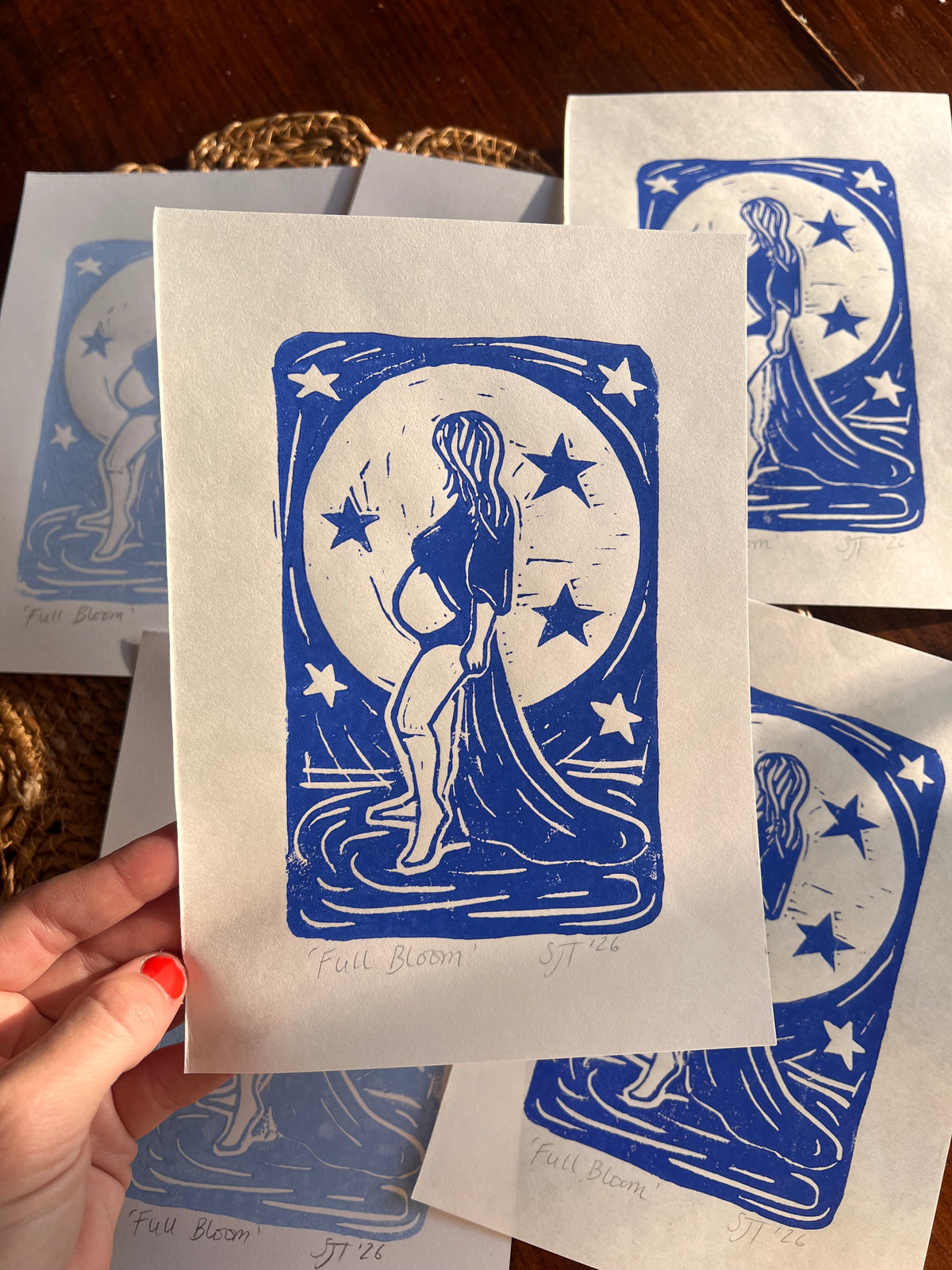 'Full Bloom' Pregnancy Print
